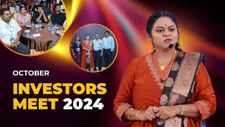 Investor Meet Oct 2024  Sivaraj Inn Salem  Profitever Traders  Financial Freedom [upl. by Ydroj]