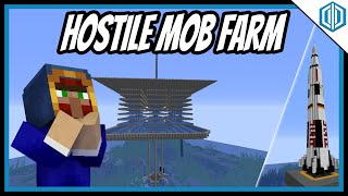 AutoCraft  Insane Hostile Mob Farm amp Saturn V Minecraft 115 Survival Multiplayer Ep 03 [upl. by Aniham]