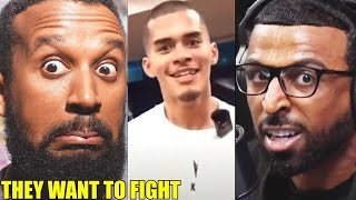 Fresh amp Fit Cry As They Demand To Fight Andrew Schulz Aba amp Moistcritikal [upl. by Hafeenah717]