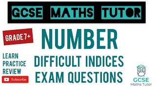 The 5 Hardest Indices Exam Questions  Grade 79 Series  GCSE Maths Tutor [upl. by Elaen]