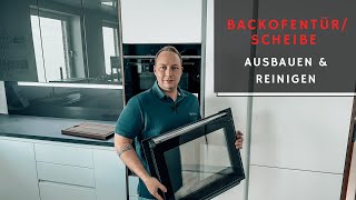 Entferne und reinige deine Backofentür amp Scheibe in nur wenigen Schritten Siemens Backofenscheibe [upl. by Rollins]