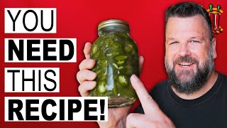 Honey Pickled Jalapeño Recipe  Sweet And Spicy Jalapeños [upl. by Halsy]