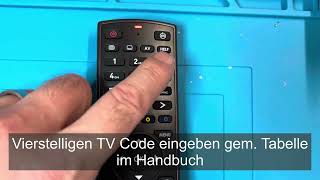 VU Universalfernbedienung programmieren [upl. by Attem438]