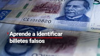 QUE NO TE VEAN LA CARA  Así puedes identificar un billete falso [upl. by Zared]