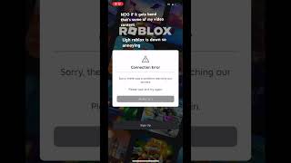 NOO ROBLOX IS DOWN [upl. by Kitchen415]