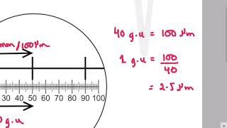 Eye piece graticule and stage micrometer part 2 past papers  AS Level Biology [upl. by Anirehtak]