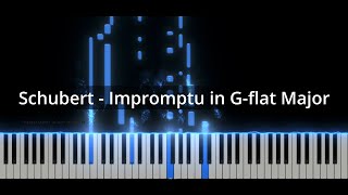 Schubert  Impromptu in Gflat Major Op 90 No 3  NVKpiano [upl. by Eisler]