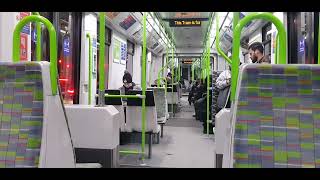 London Tram to New Addington  POV ride from Centrale to East Croydon including announcements [upl. by Kelula]