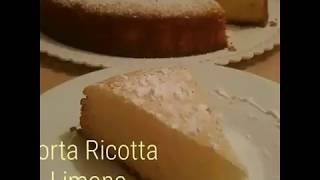 Torta Soffice con Ricotta Limone e Zenzero Senza Glutine [upl. by Alleris]