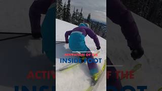 Fix your inside ski  Tip for intermediateadvanced skiers skiing Skitips howtocarve skitutorial [upl. by Beichner]