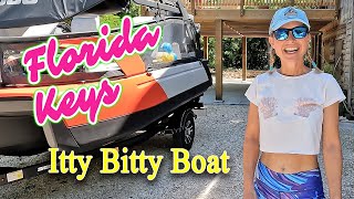 Sea Doo Switch mini pontoon in the FL Keys Perfect sandbar boat [upl. by Cowie]