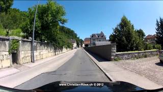 Switzerland 229 Camera on board Les FranchesMontagnes 3  Ajoie 2D GoPro Hero2 [upl. by Notsur74]