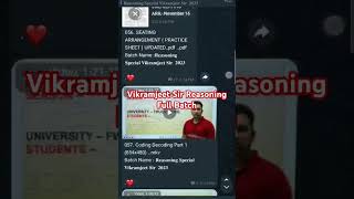 Vikramjeet Sir Reasoning Free Course  Vikramjeet Sir Reasoning Class Full Batch RG Vikramjeet Reas [upl. by Cristy557]