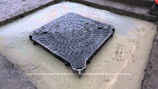 Ultracretes HAPAS Approved Manhole Reinstatement System Installation Video [upl. by Akli191]