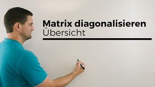 Matrix diagonalisieren Übersicht Diagonalmatrix Matrixalgebra L Algebra  Mathe by Daniel Jung [upl. by Mallina]