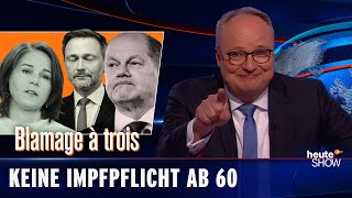 So hat der Bundestag die Impfpflicht verbockt  heuteshow vom 08042022 [upl. by Arriaes532]