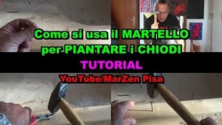 Come si USA il MARTELLO per piantare i CHIODI  Tutorial  Impara a usare il martello [upl. by Gelya]