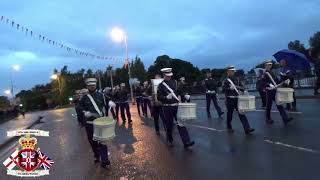 Dervock Young Defenders FB  Blair Memorial FB Parade 2024 [upl. by Ycart]