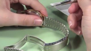 How to Change a Metal Watch Band with Holes on the Case [upl. by Malca]