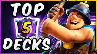 TOP 5 DECKS from the BEST PLAYERS IN THE WORLD 🏆 — Clash Royale 2024 [upl. by Selhorst816]