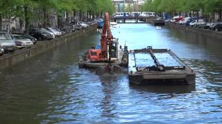 Amsterdam vandaag roeien varen en baggeren [upl. by Dov]