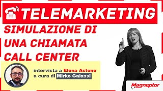 22 Simulazione di una chiamata call center [upl. by Aehtla]