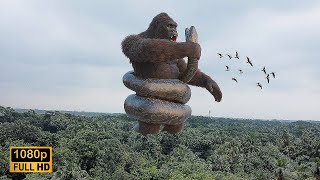 King Kong vs Big Snake Epic Fight [upl. by Ayotl]