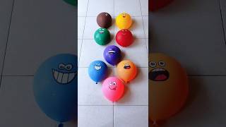 Happy Emoji Water Color Balloons Popping [upl. by Ahseal29]