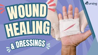 Wound Healing and Dressings Nursing Considerations [upl. by Aicssej287]