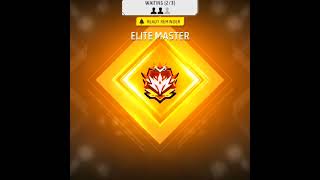 Free fire master to elite master freefiremax gaming garenafreefire gaming [upl. by Zurc]