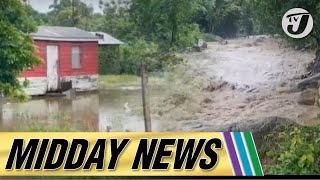 Tropical Storm Rafael Flood Parts of Clarendon  Adverse Flooding in Parts of St Thomas [upl. by Ahsat]