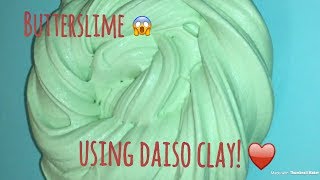 Butterslime using daiso clay Slime tutorial [upl. by Oremor501]