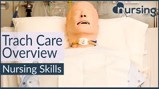 Tracheostomy Trach Care Overview Nursing Skills [upl. by Rumilly530]