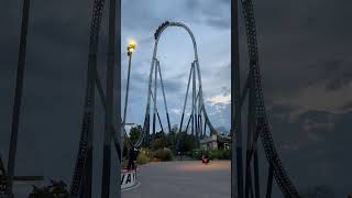 Stealth Thorpe Park  Night Ride on Stealth  Stealth ERT  Attraction Source Southern Screamer ‘23 [upl. by Eiramnwad265]