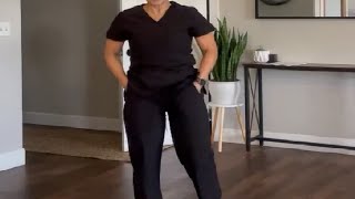 COZYFIT Scrubs for Women Set Stretch V Neck Scrub Top amp Jogger Pant Review [upl. by Resaec]