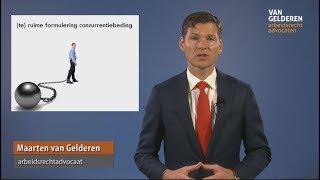 Concurrentiebeding niet geldig want te ruim omschreven [upl. by Chery679]