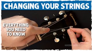 How To Change Acoustic Guitar Strings  Complete Guide [upl. by Iek]