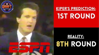 Mel Kipers WORST PREDICTION EVER  1992 NFL Draft [upl. by Einahets]