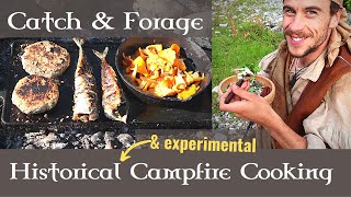 Historical Catch amp Forage CAMPFIRE COOKING  Experimental Recipes Scottish Summer by the Sea [upl. by Robbin]