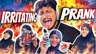 24Hours Irritating Prank😈 On Sufiyan😱 Aag Aisi Lagayi Mazza Aa Gaya🥵 Sufiyan And Nida [upl. by Ahseiat]