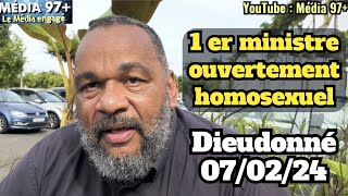 DIEUDONNÉ  Concernant Gabriel ATTAL  Un 1 er ministre OUVERTEMENT HOMOSEXUEL INTERVIEW DIEUDONNÉ [upl. by Adnoved]