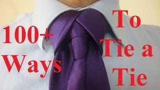 How to tie the Merovingian Knot or Ediety knot for your necktie [upl. by Oremo]