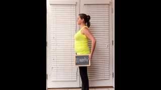 6 to 40 week Pregnancy Time Lapse [upl. by Norrabal]