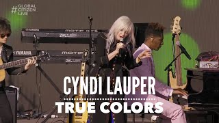 Cyndi Lauper – True Colors with Jon Batiste at Global Citizen Live [upl. by Bel]