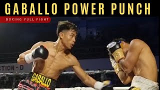 Reymart Gaballo vs JenyBoy Boca Knockout [upl. by Merat]