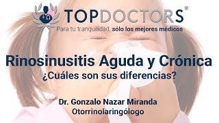 Rinosinusitis Aguda y Crónica ¿Cuáles son sus diferencias [upl. by Nawoj521]