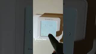 How to set the time on a Honeywell T6 Pro Smart Programmable Thermostat homeautomation videoshort [upl. by Bendicta73]