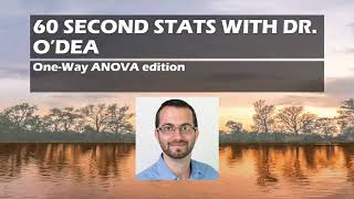 60 second stats  Oneway ANOVA in JAMOVI [upl. by Ardeid474]