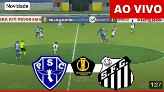 Paysandu x Santos onde assistir ao vivo escalações [upl. by Fitton]