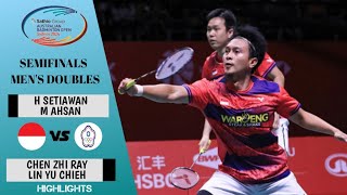 Hendra SM Ahsan 7 Vs Chen Zhi RayLin yu chieh  Semifinal MD  Australian Open 2024 [upl. by Larianna]